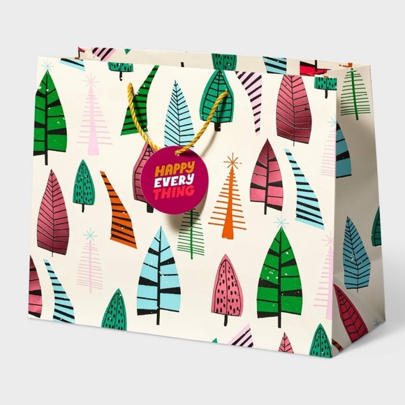 3-Medium Vogue Gift Bag Foil - Tabitha Brown for Target: Botanical - Picture 1 of 9